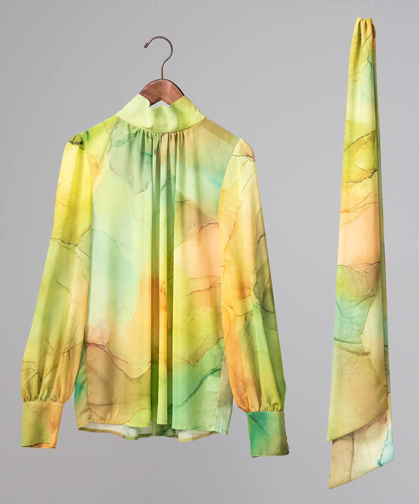 インクアートオーラブラウス（イエロー） — AURATiER